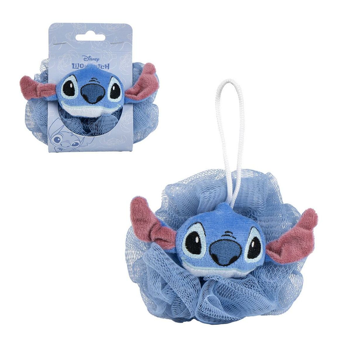 Esponja Corporal Stitch Azul 12,0 x 12,0 x 12,0 cm