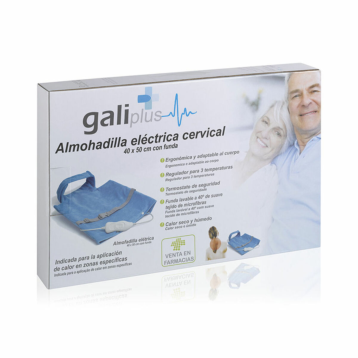 Almofada Elétrica para o Pescoço e Costas Galiplus ELECTROMEDICINA