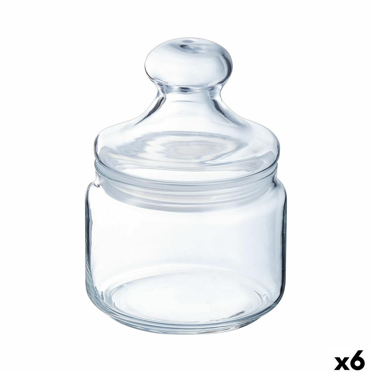 Frasco Luminarc Club Transparente Vidro 500 ml (6 Unidades)