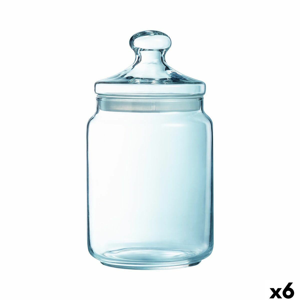 Frasco Luminarc Club Transparente Vidro 2 L (6 Unidades)