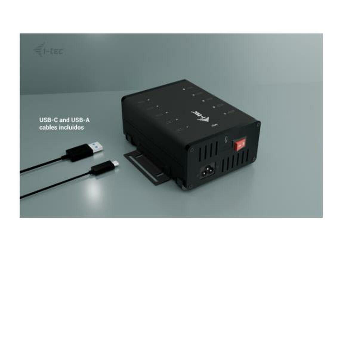 Cabo USB i-Tec CACHRGHUB10C Preto