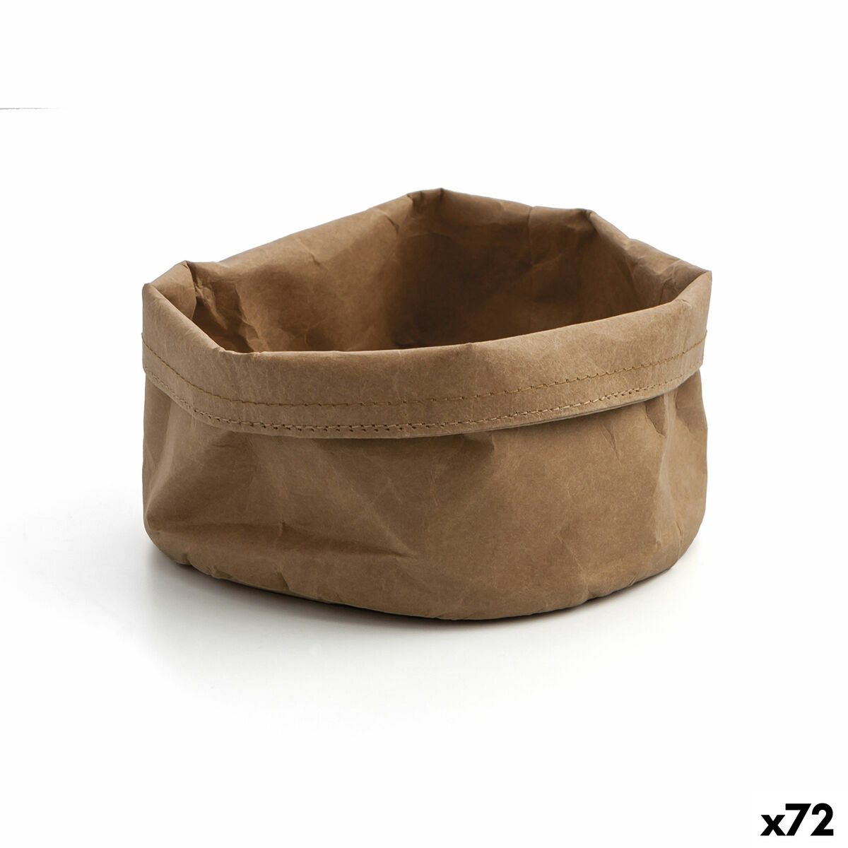 Cesta do Pão Quid Farina Castanho Papel Cartão 17 x 8 cm (72 Unidades)