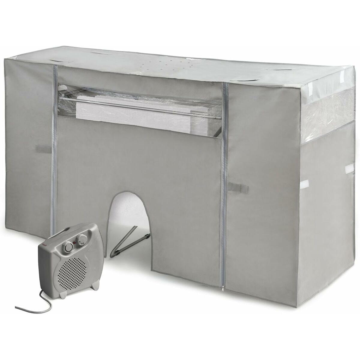 Capa para Varal com Aquecedor Rayen 6175 Cinzento 180 x 56 x 106 cm