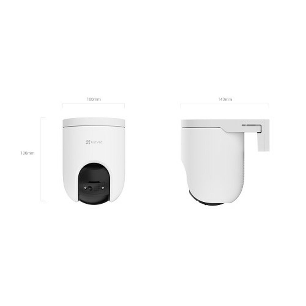 Video-Câmera de Vigilância Ezviz CS-H8C-R200-1J5WKFL(4MM) 12 V Plástico