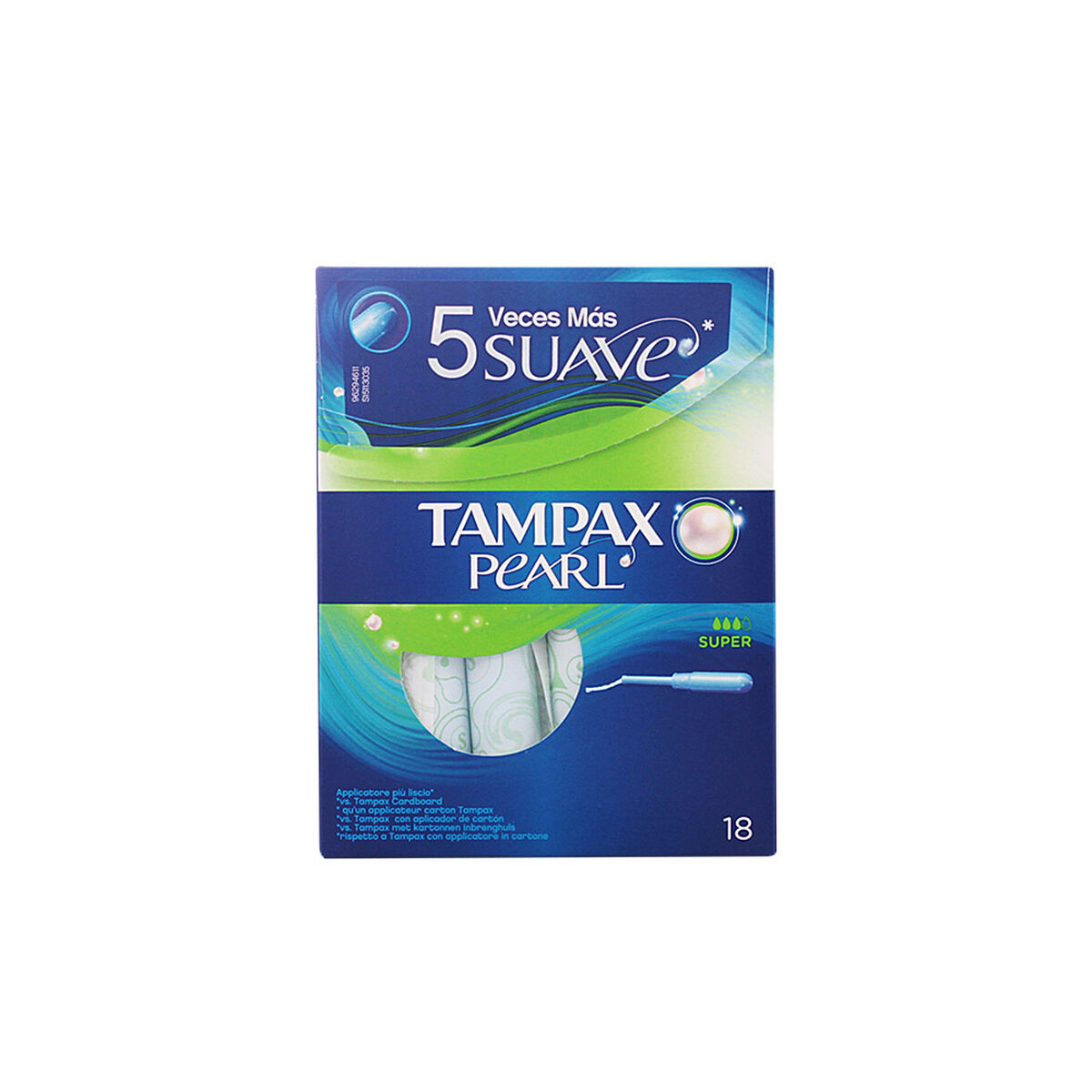 Gel de Banho Tampax TAMPAX PEARL (18 Unidades)