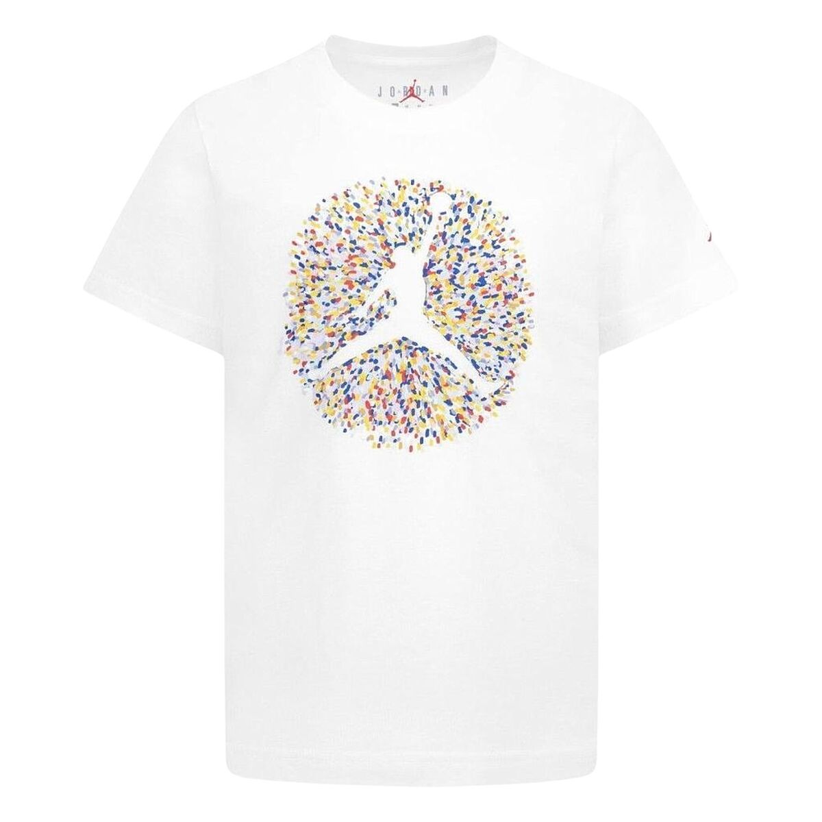 Camisola de Manga Curta Infantil Nike JDB POOLSIDE JUMPMAN SS TEE 95D122 001 Branco