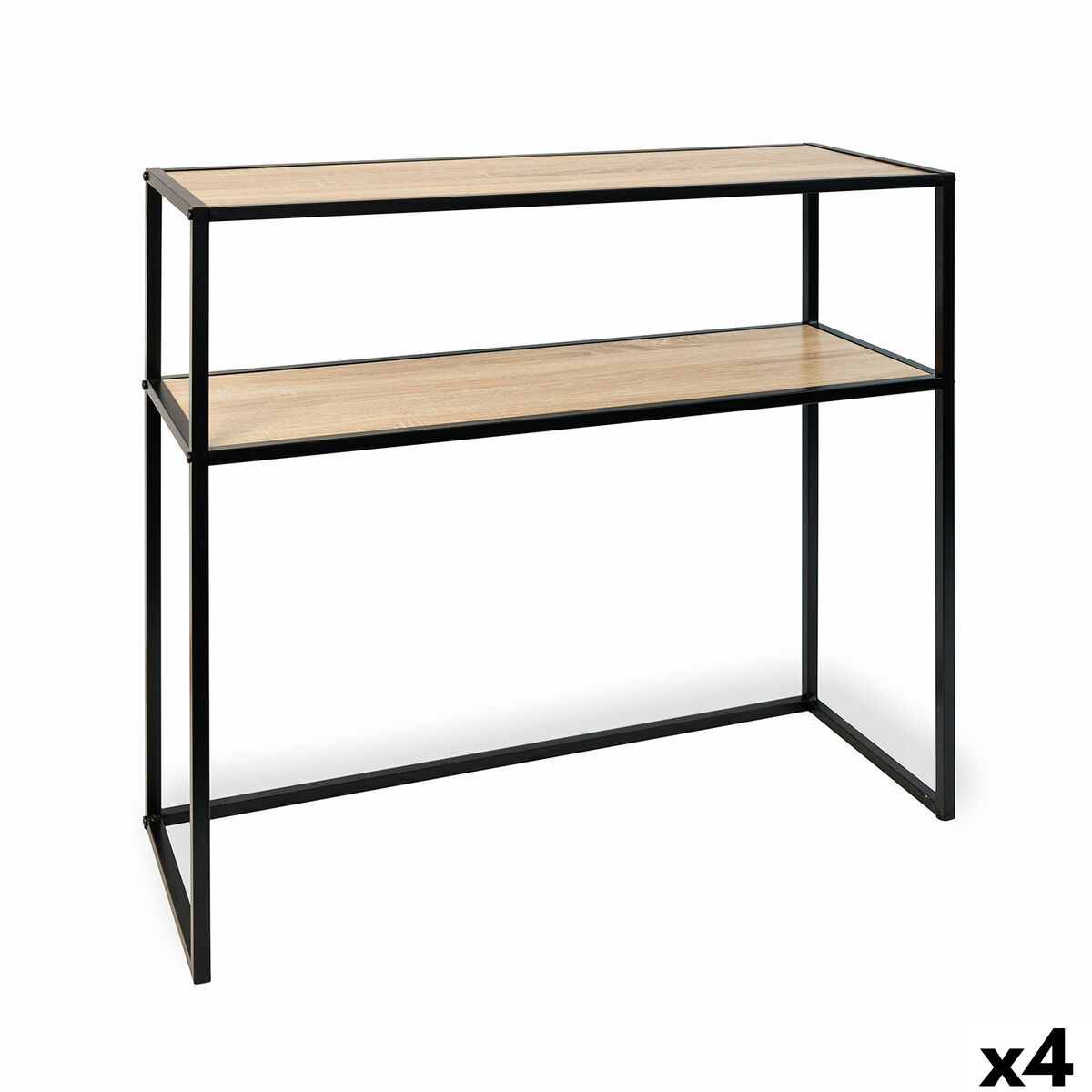 Estantes Vinthera Moa Metal Madeira MDF 78 x 27 x 77 cm (4 Unidades)