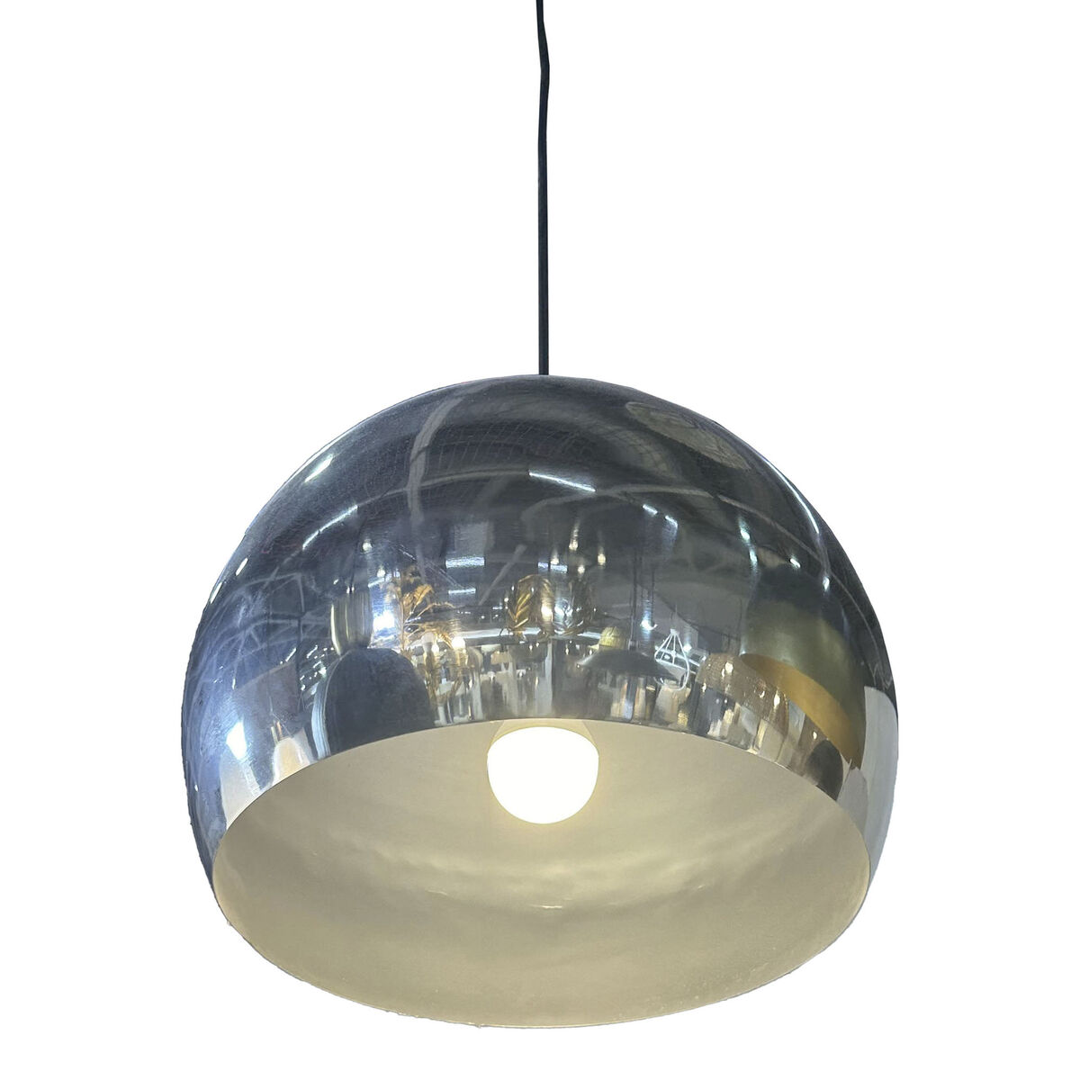Candeeiro de teto Home ESPRIT Prateado Metal 30 x 30 x 28 cm