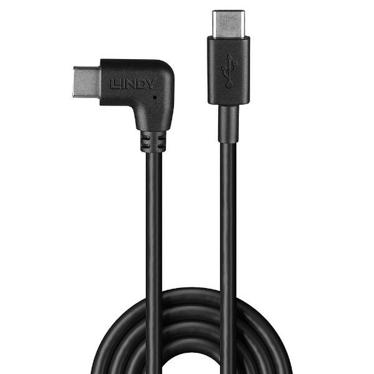 Cabo USB LINDY 50 cm Preto