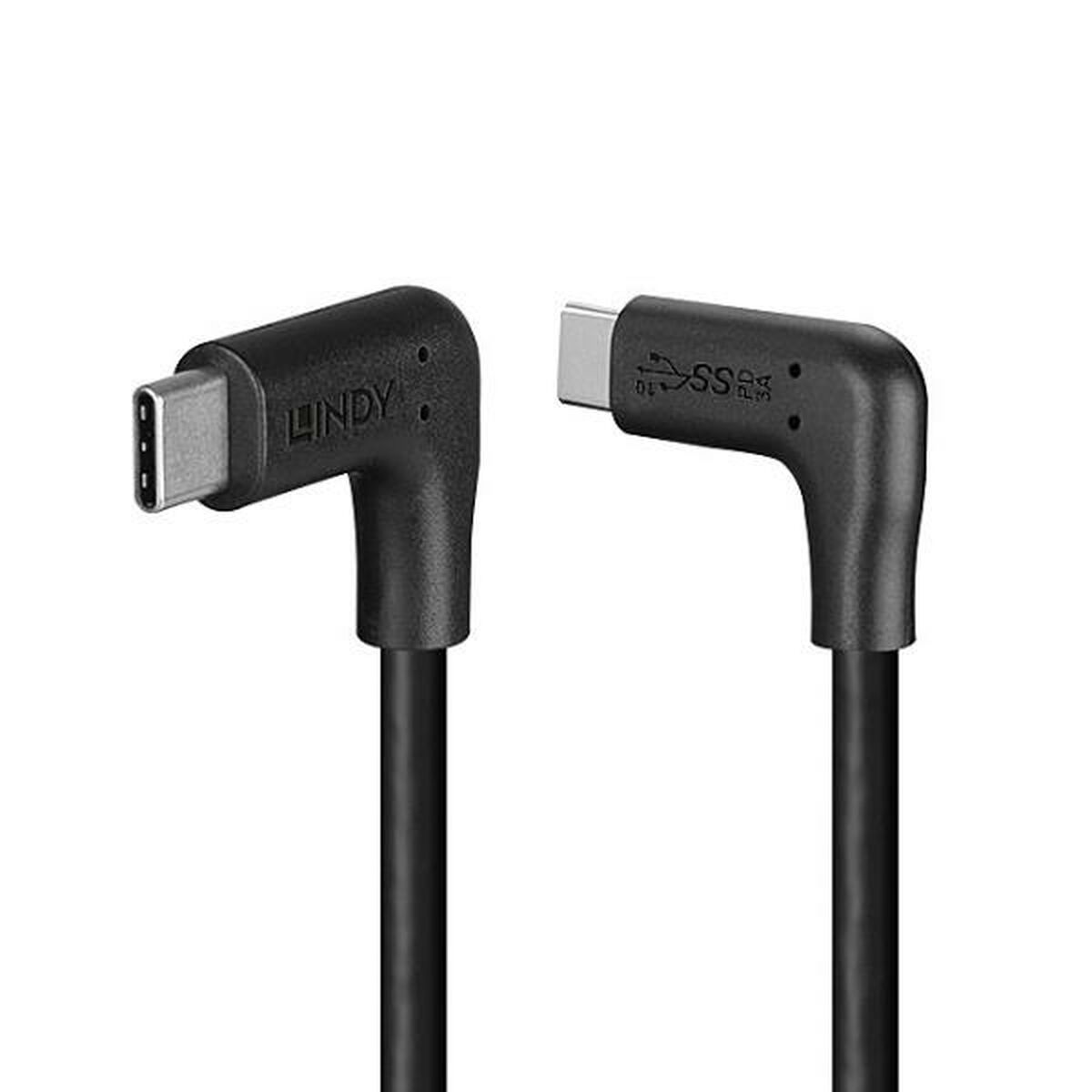Cabo USB LINDY 1 m Preto