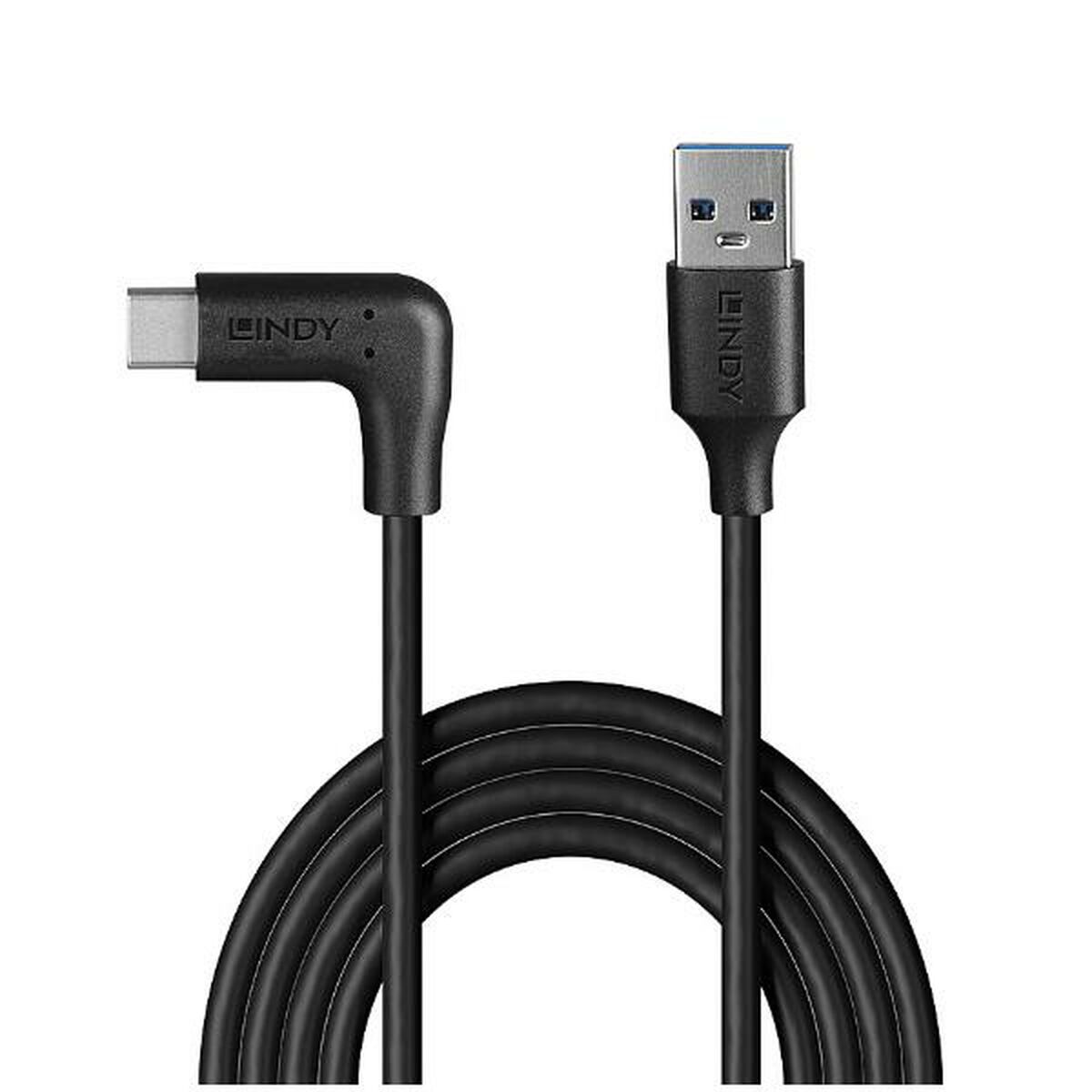 Cabo USB LINDY 1 m Preto