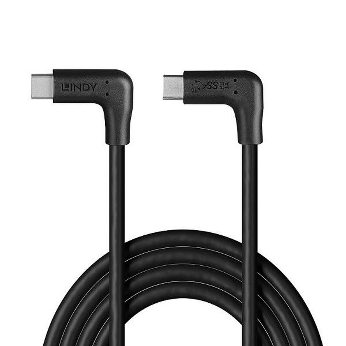 Cabo USB LINDY 1,5 m Preto