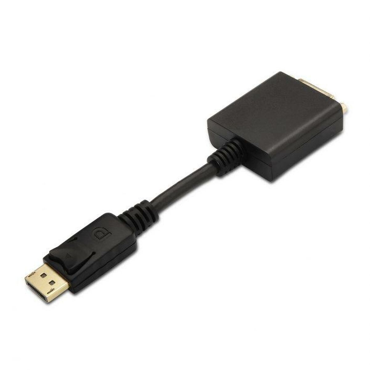 Adaptador DisplayPort para adaptador DVI Aisens Preto 15 cm