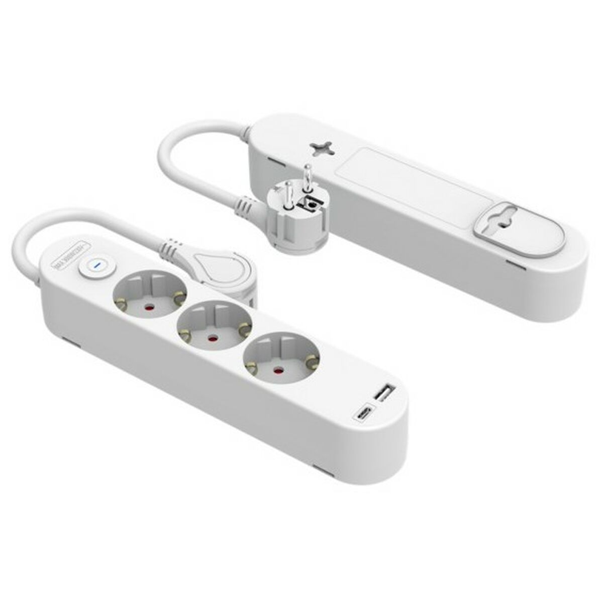 Extensão com 3 tomadas com interruptor Silver Electronics 48643