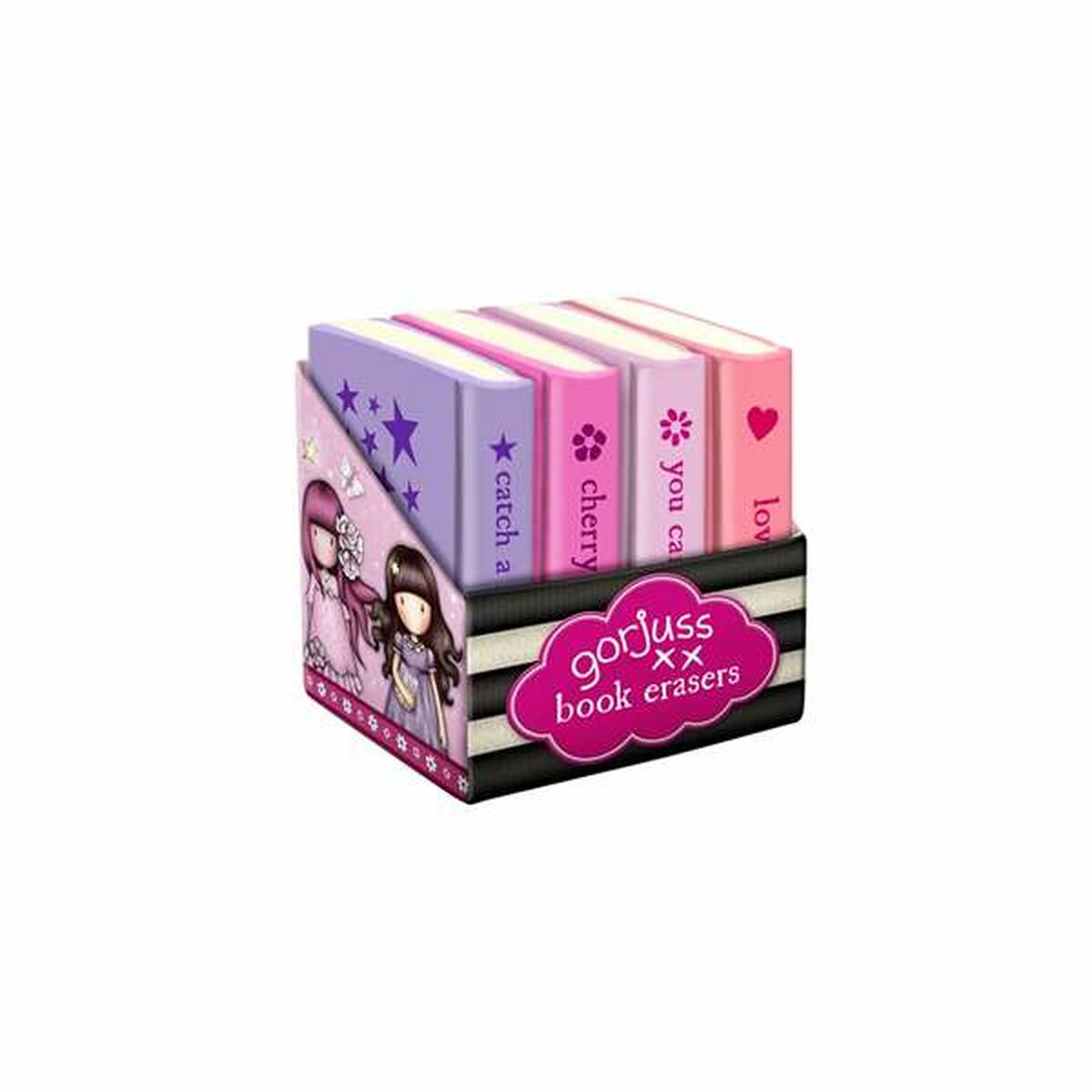 Conjunto de Borrachas Safta 15,9 x 5,2 x 15,3 cm Roxo
