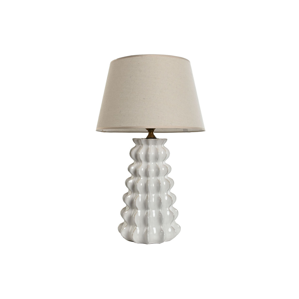 Lâmpada de mesa Home ESPRIT Branco Porcelana 50 W 220 V 40 x 40 x 65 cm