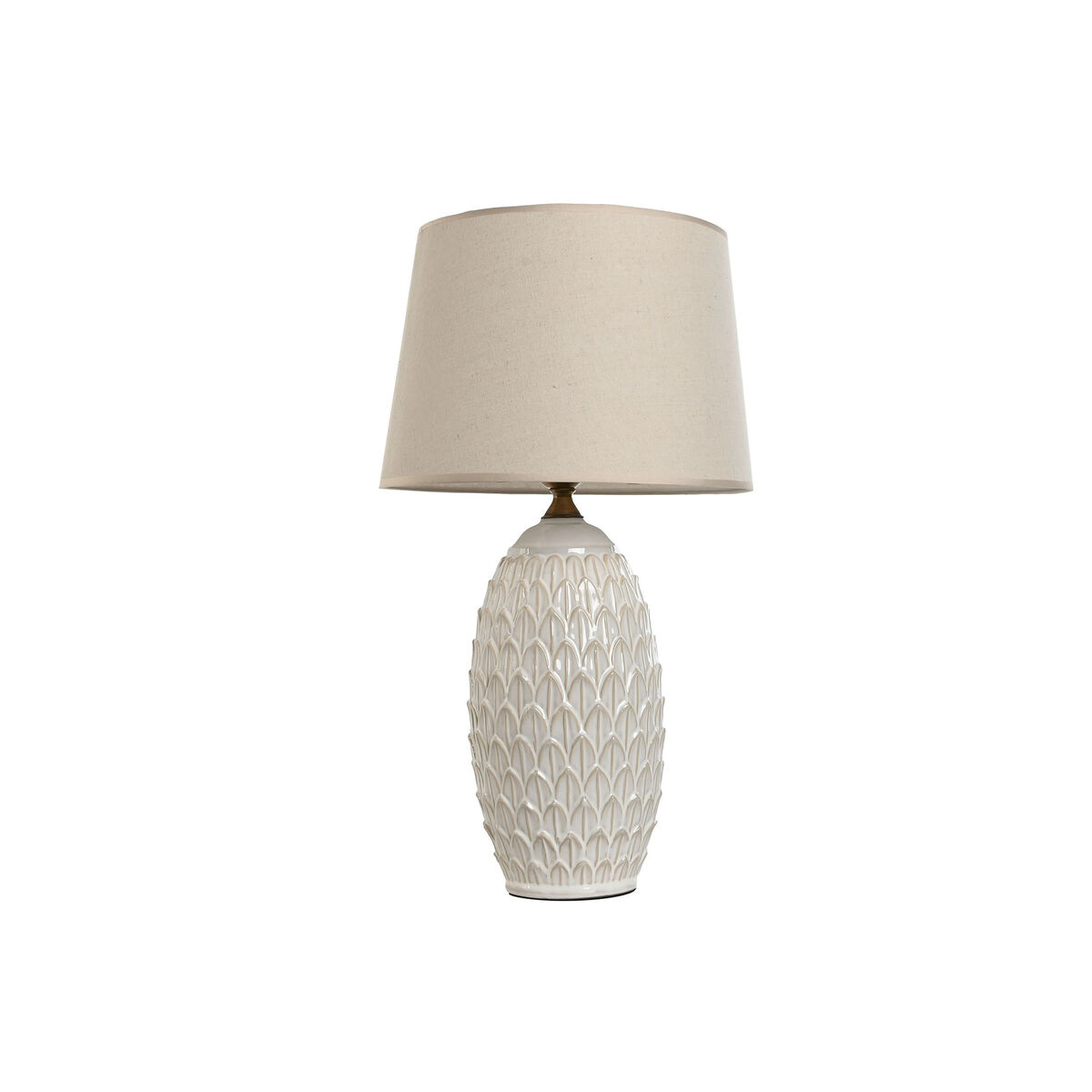 Lâmpada de mesa Home ESPRIT Branco Porcelana 50 W 220 V 36 x 36 x 65 cm