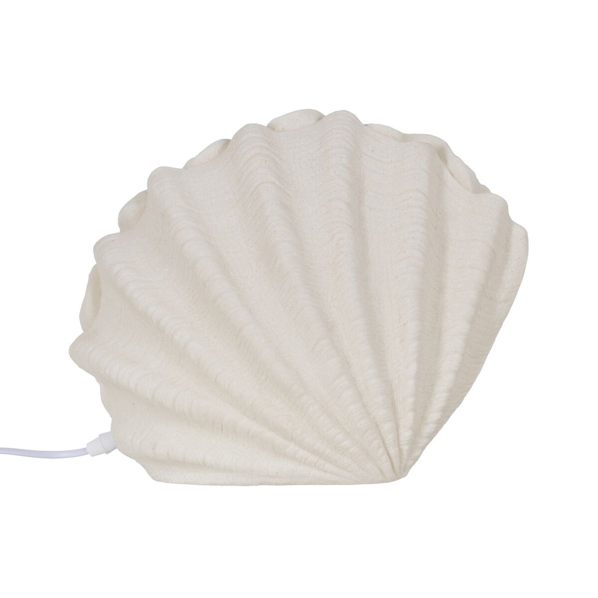 Lâmpada de mesa Branco Resina Pedra Areia 35,5 x 18 x 28,2 cm