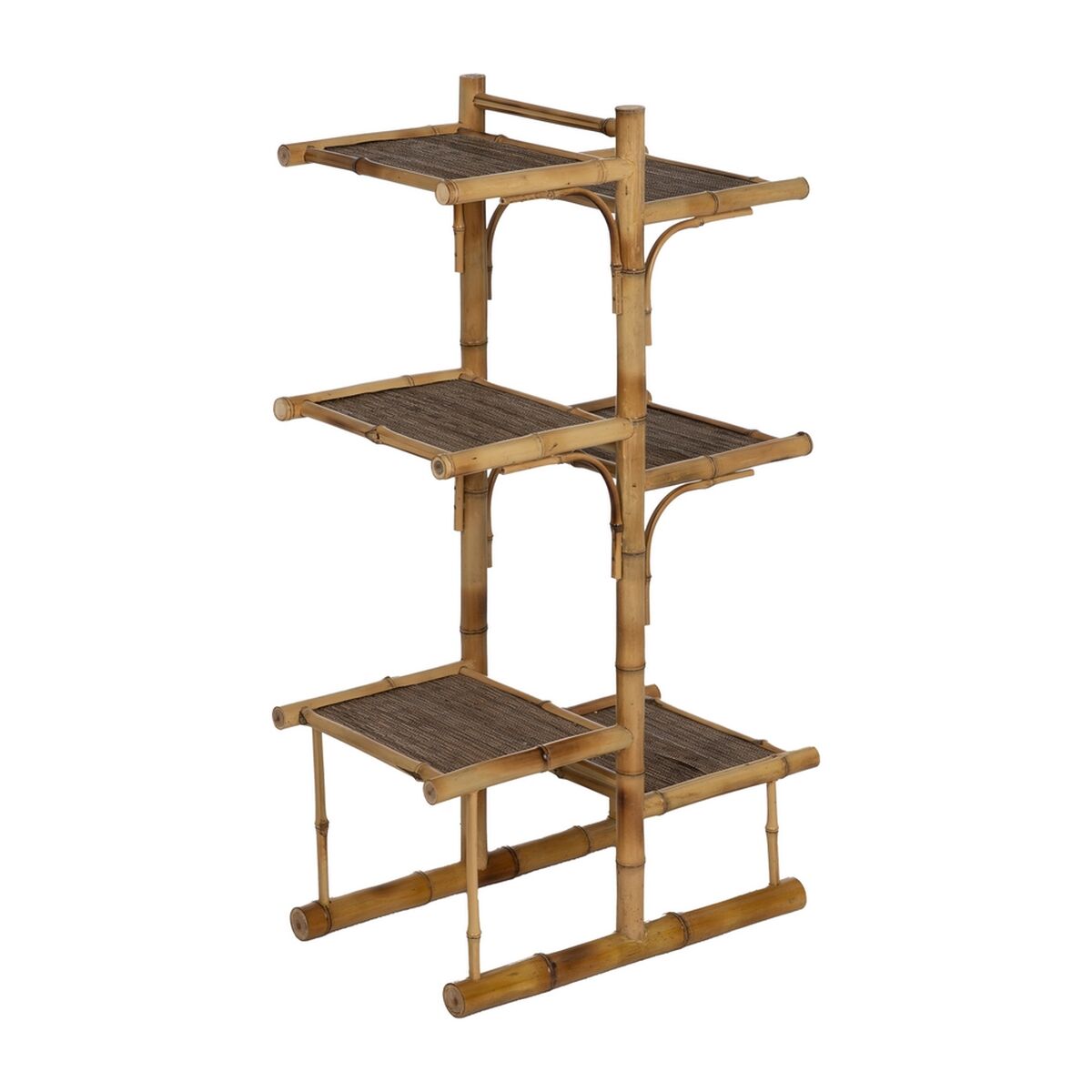 Estantes Bege Bambu 57 x 32 x 100 cm
