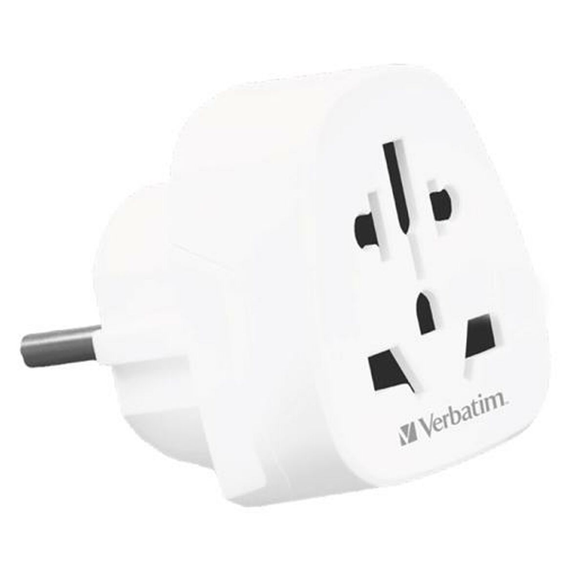 Adaptador de tomada universal de viagem Verbatim 49549 Branco