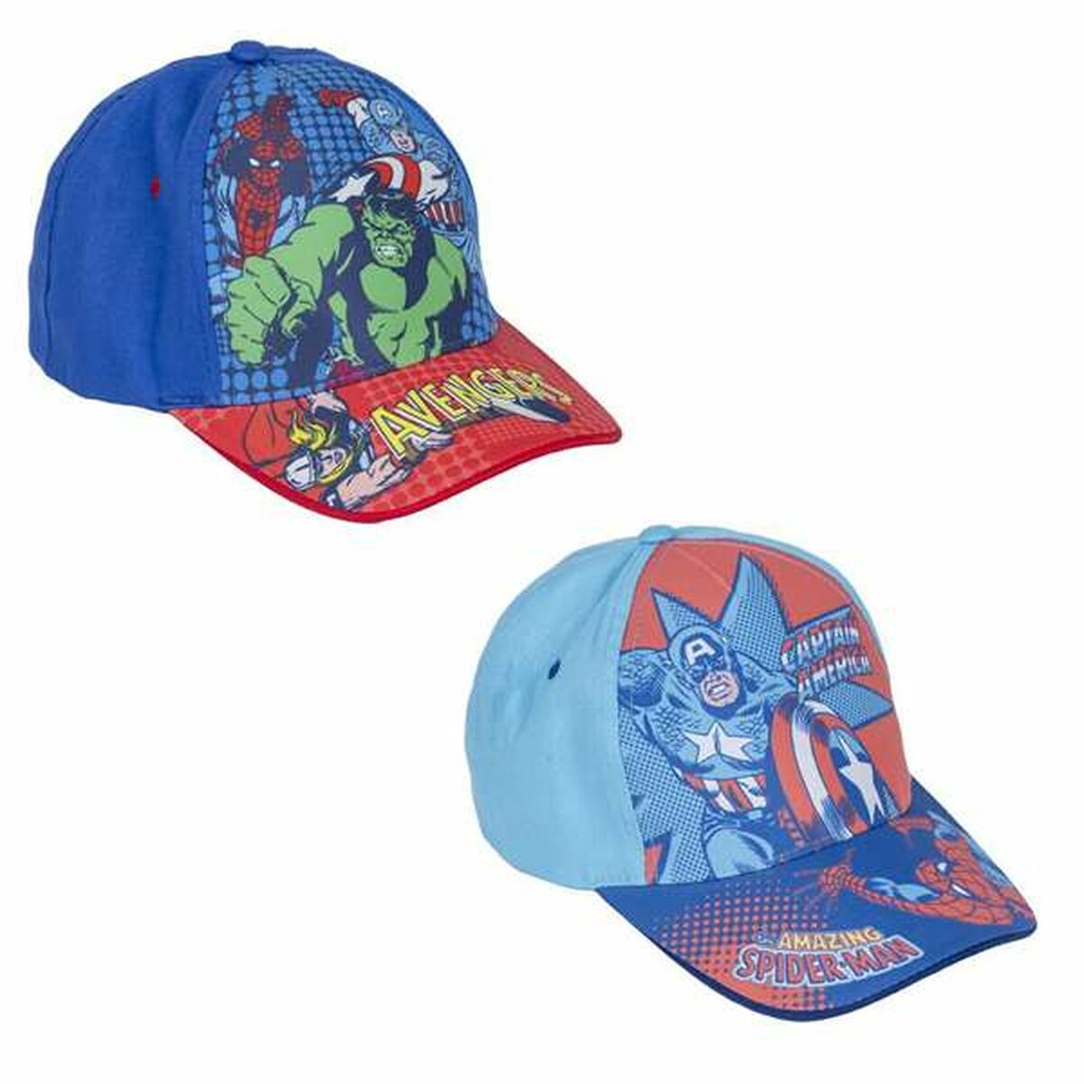 Boné Infantil The Avengers Azul