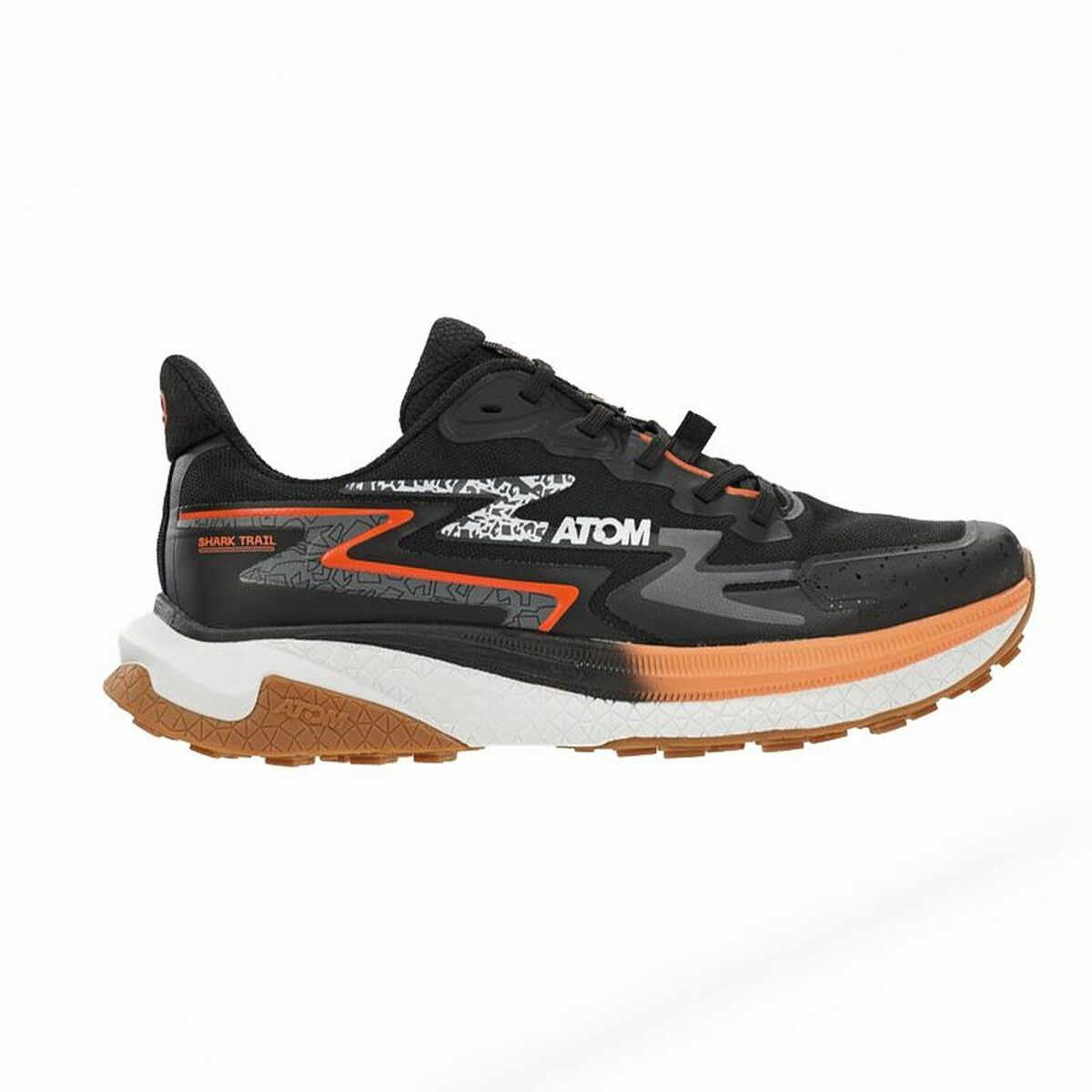 Tênis de trail para homem (corrida em montanha) Atom AT160 Shark Trail Ion Blast Dark