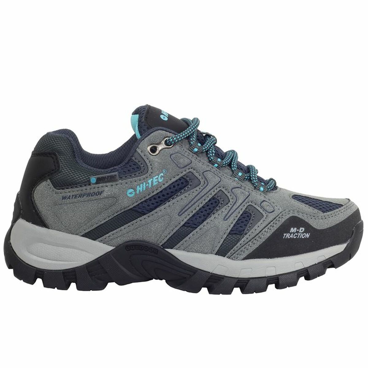 Ténis de trail para mulheres Hi-Tec Corzo Low Waterproof Cool Cinzento escuro