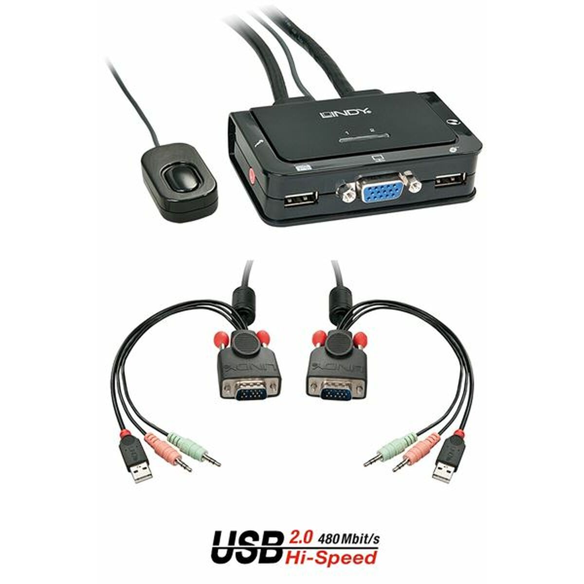 Cabo adaptador LINDY 42342
