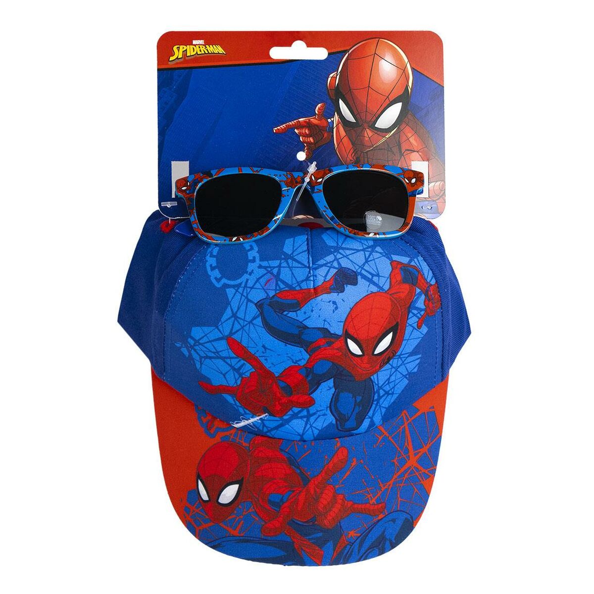 Boné Infantil Spider-Man Azul (53 cm)