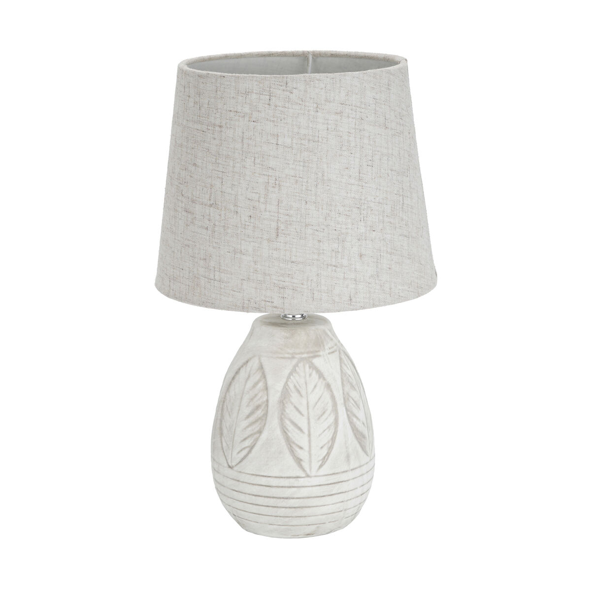 Lâmpada de mesa Versa Brasilia Linho Cerâmica 40 W 20 x 31 cm