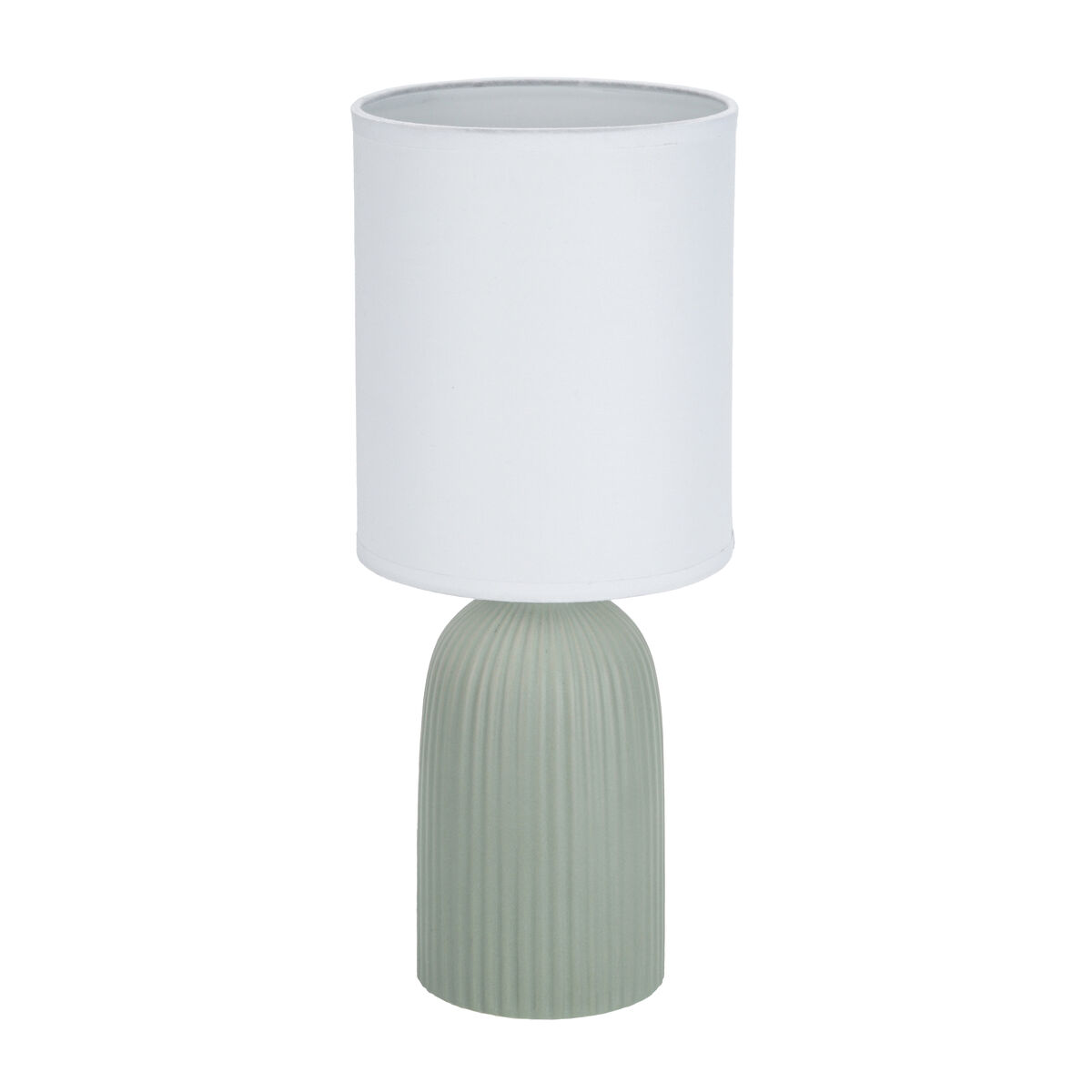 Lâmpada de mesa Versa Verde Algodão Cerâmica 40 W 15 x 36 cm