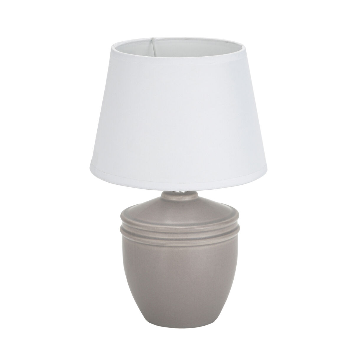 Lâmpada de mesa Versa Aurelia Cinzento Algodão Cerâmica 40 W 20 x 31,5 cm