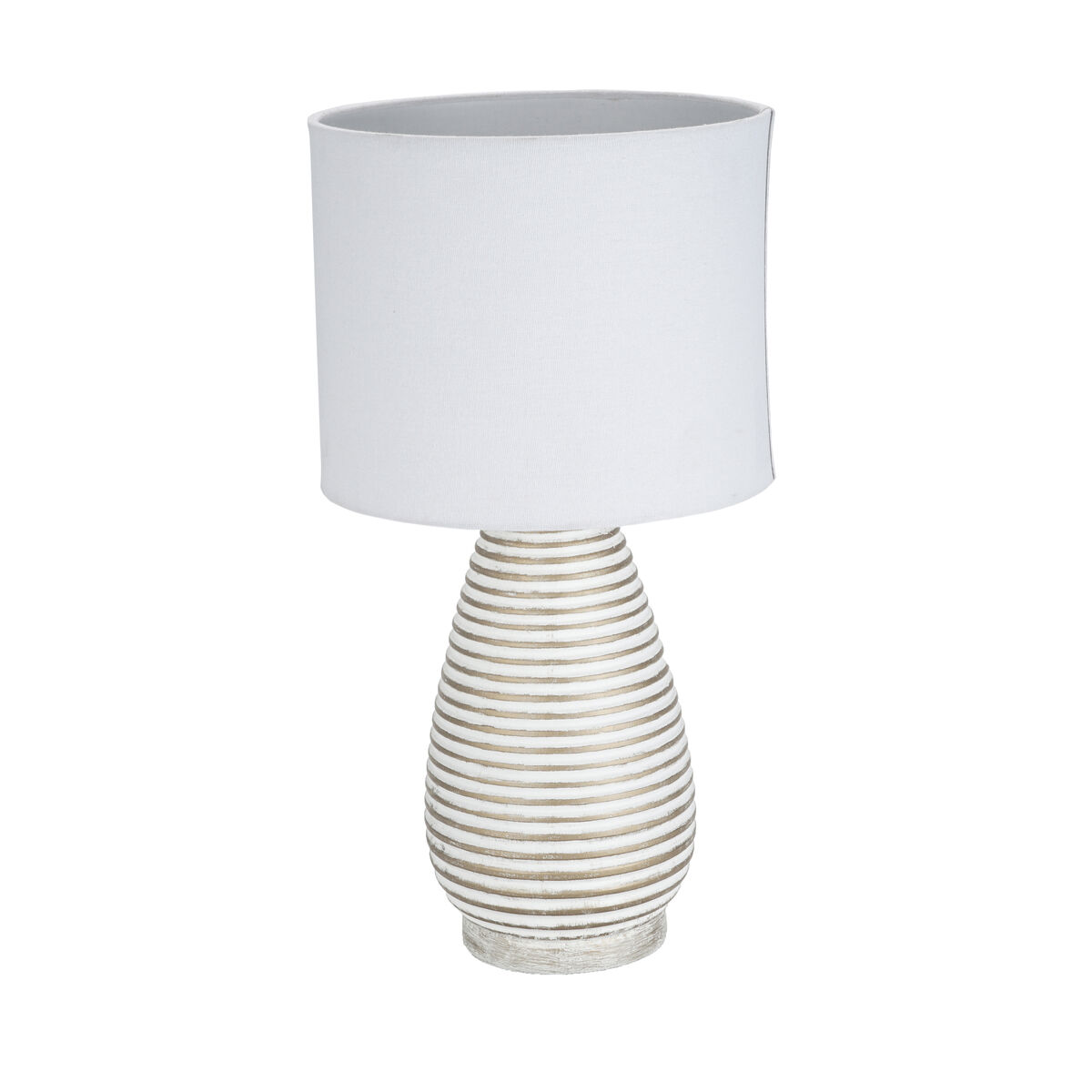 Lâmpada de mesa Versa Duna Linho Cerâmica 40 W 22 x 43,5 cm