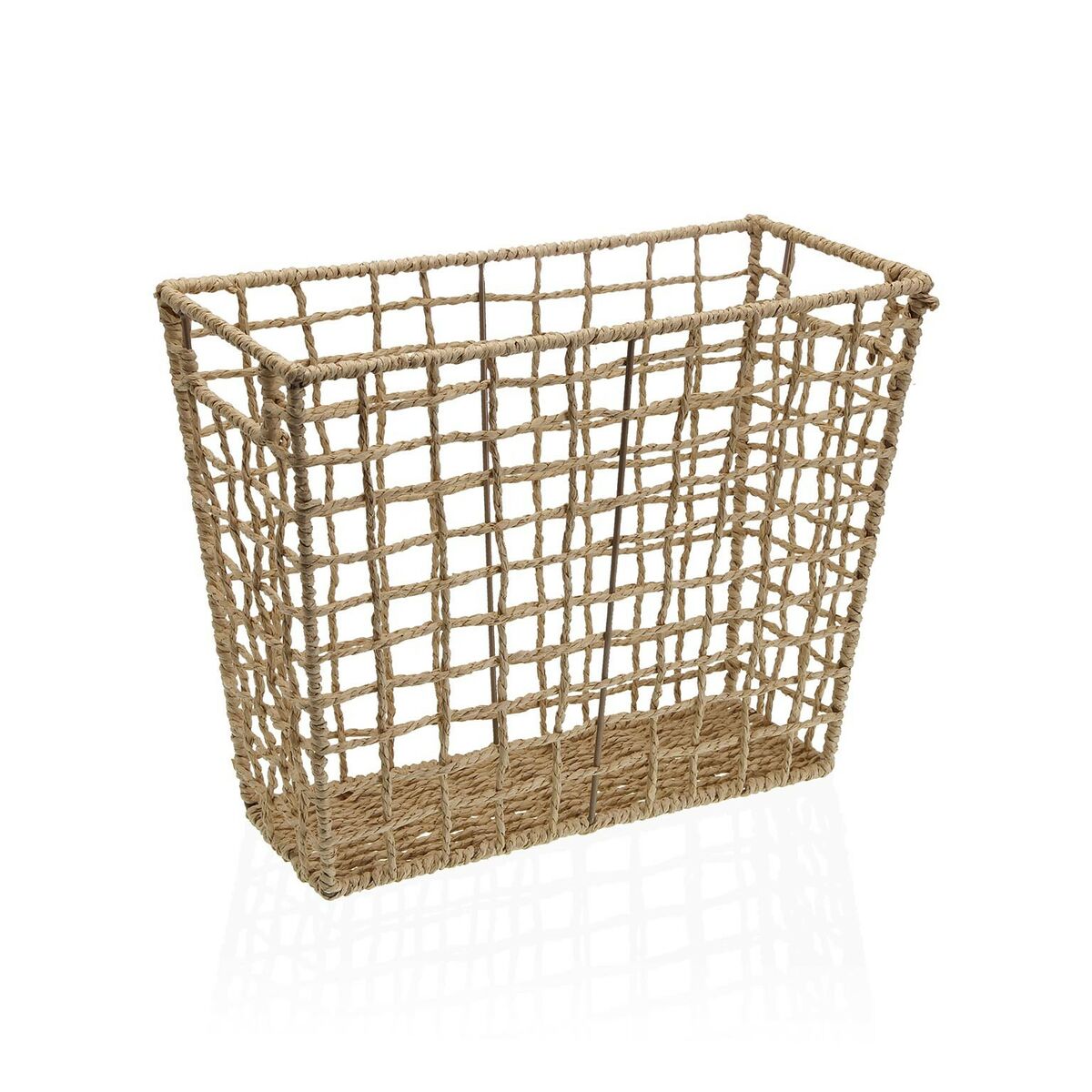 Cesto de Roupa Suja Versa Nadir Castanho 15 x 27 x 35 cm