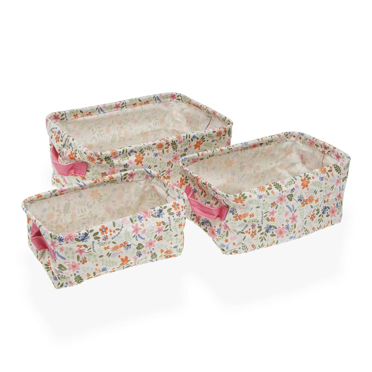 Conjunto de Cestas Versa 18 x 14 x 28 cm Bloemen