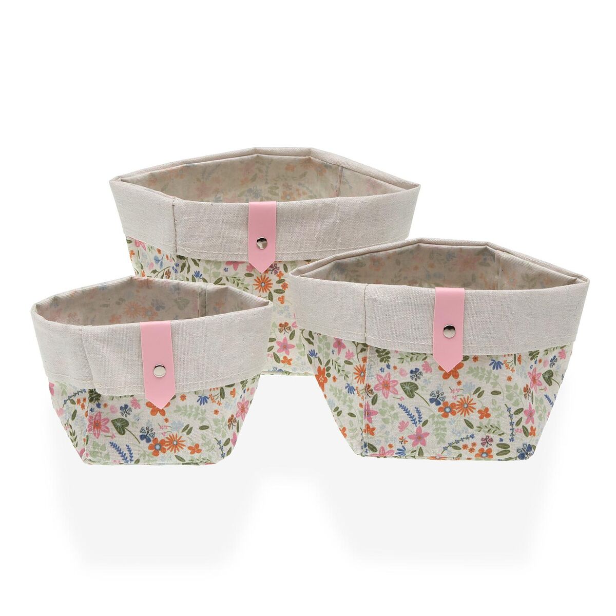 Conjunto de Cestas Versa 14 x 14 x 14 cm Bloemen