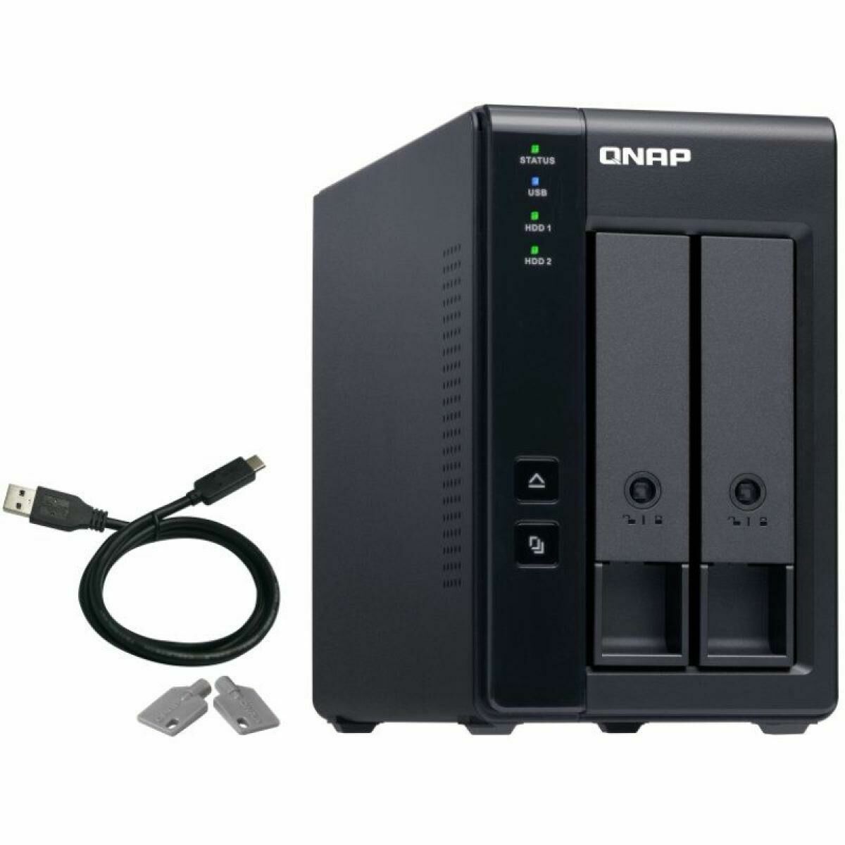 Armazenamanto em Rede NAS Qnap TR-002 Preto