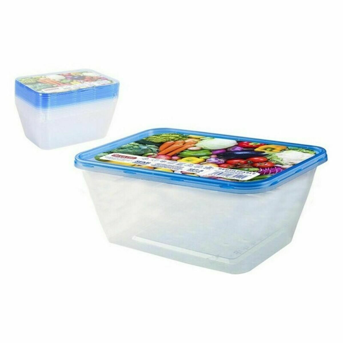Conjunto de 8 Lancheiras Privilege Multicolor 1 L 24 Unidades