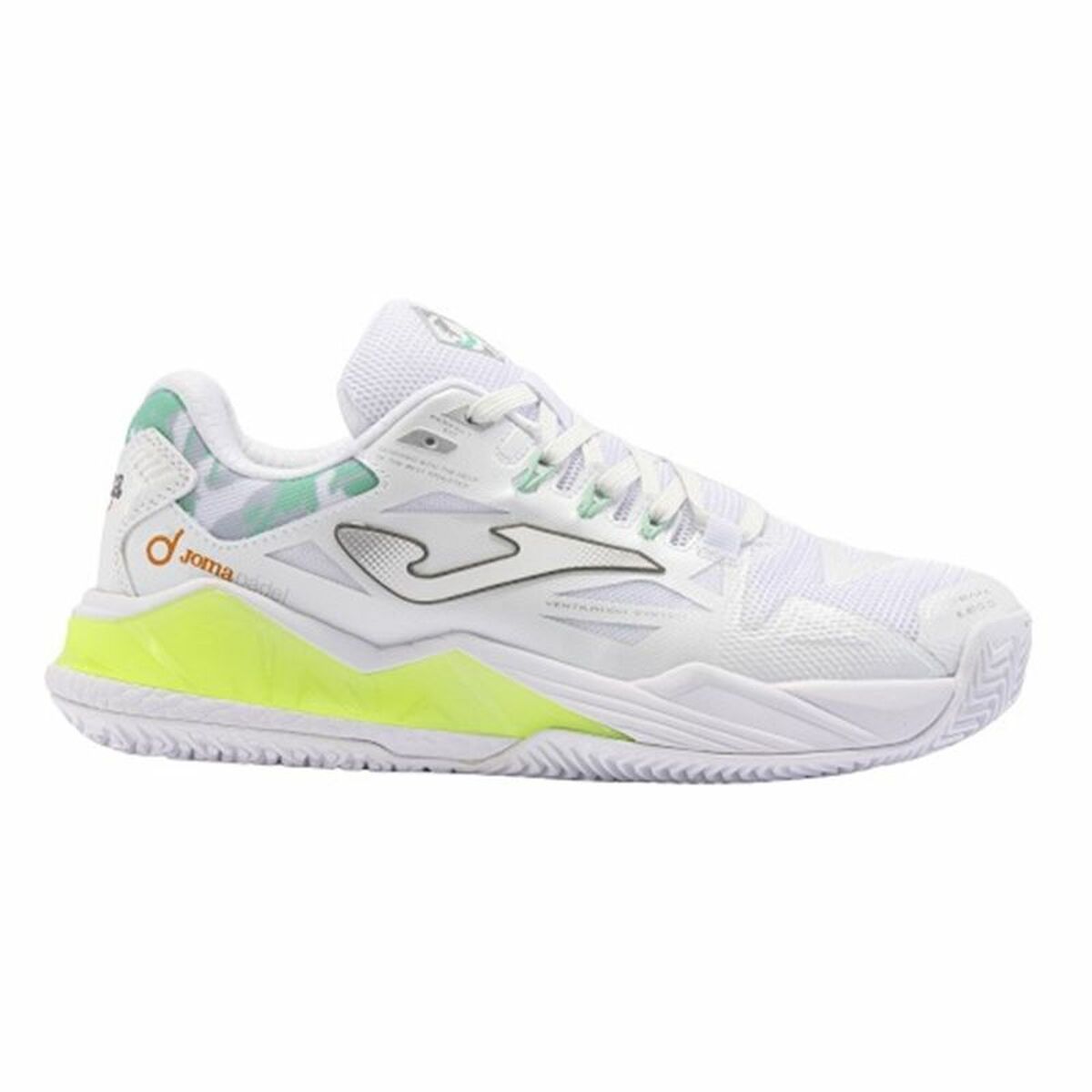 Ténis Casual de Mulher Joma Sport Spin 2402 Branco Verde