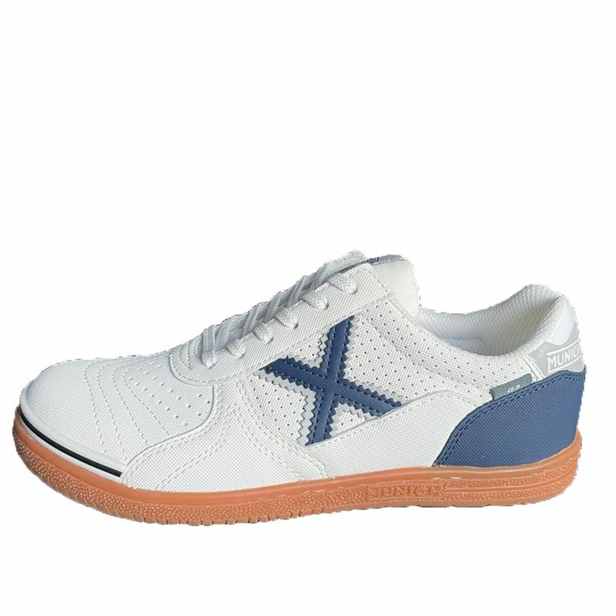 Chuteiras de Futebol de Salão para Adultos Munich G-3 Branco