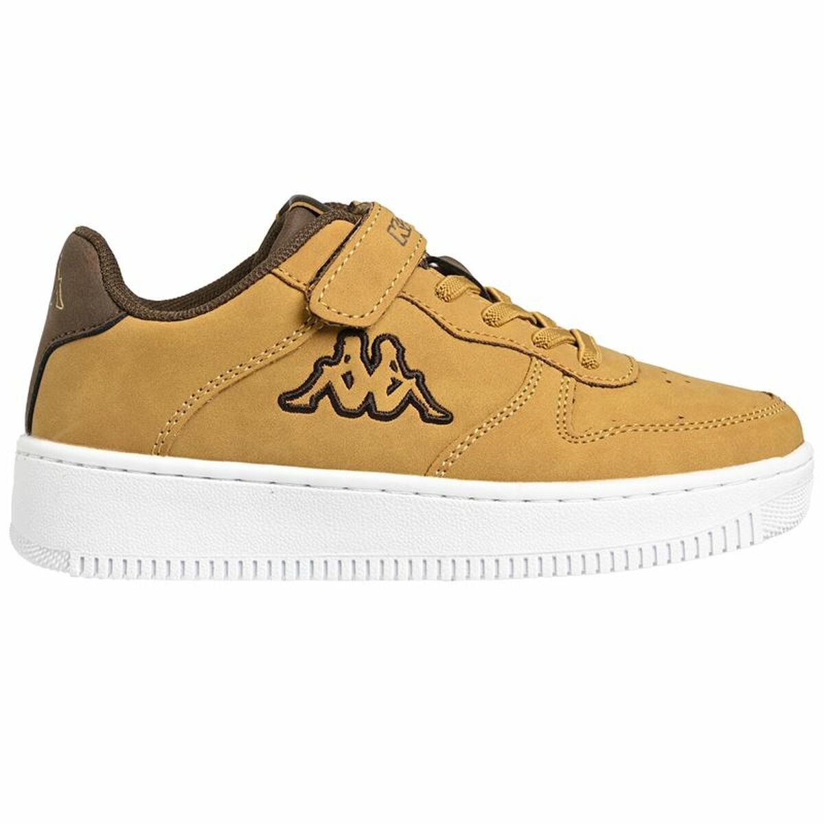 Sapatilhas de Desporto Infantis Kappa Maserta 4 Kid Ev Amarelo Marrom claro
