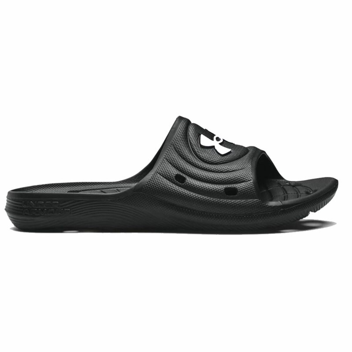 Chinelos para Crianças Under Armour Locker IV Preto