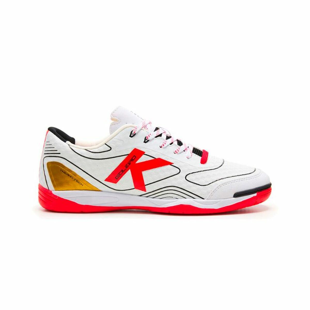Sapatilhas de Desporto de Homem Kelme Goleiro Branco Vermelho