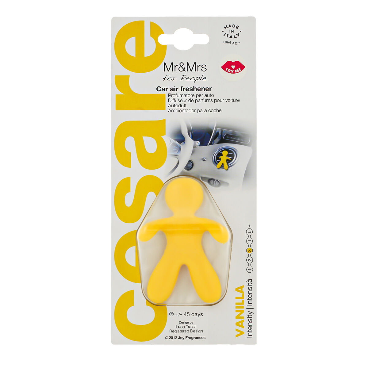 Ambientador Para Automóveis Mr & Mrs Fragrance Fragrance Cesare (1 Unidade)
