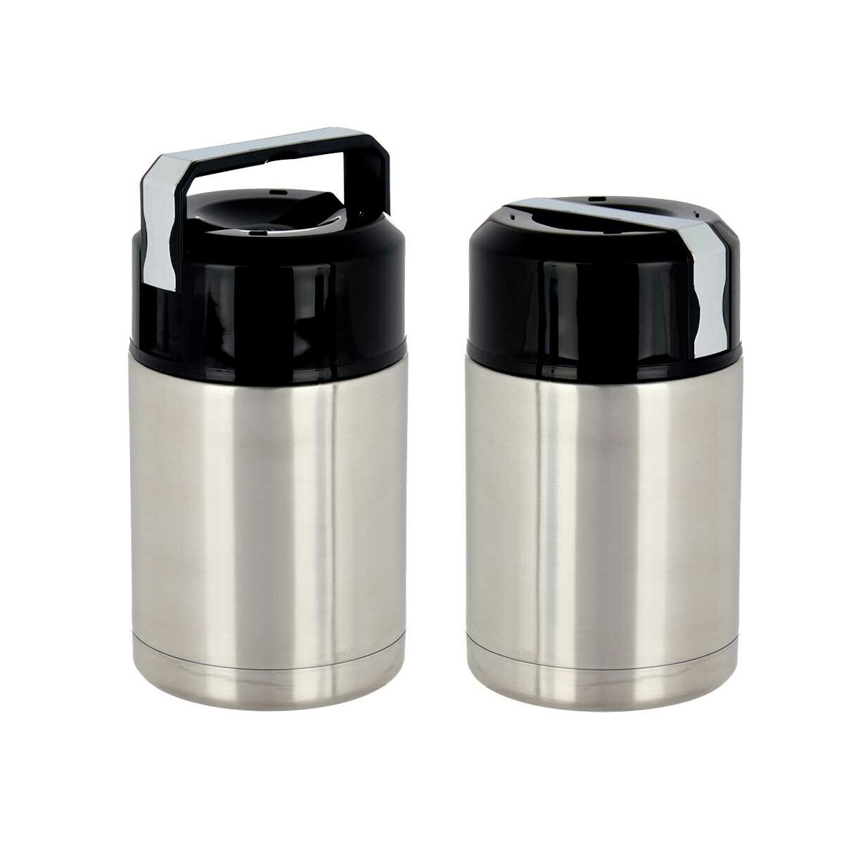 Recipiente Térmico para Alimentos Kinvara Acero Preto Metal Polipropileno 1 L 11,5 x 19,5 x 11,5 cm
