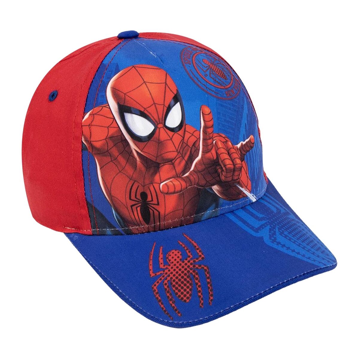 Boné Infantil Spider-Man Vermelho (53 cm)