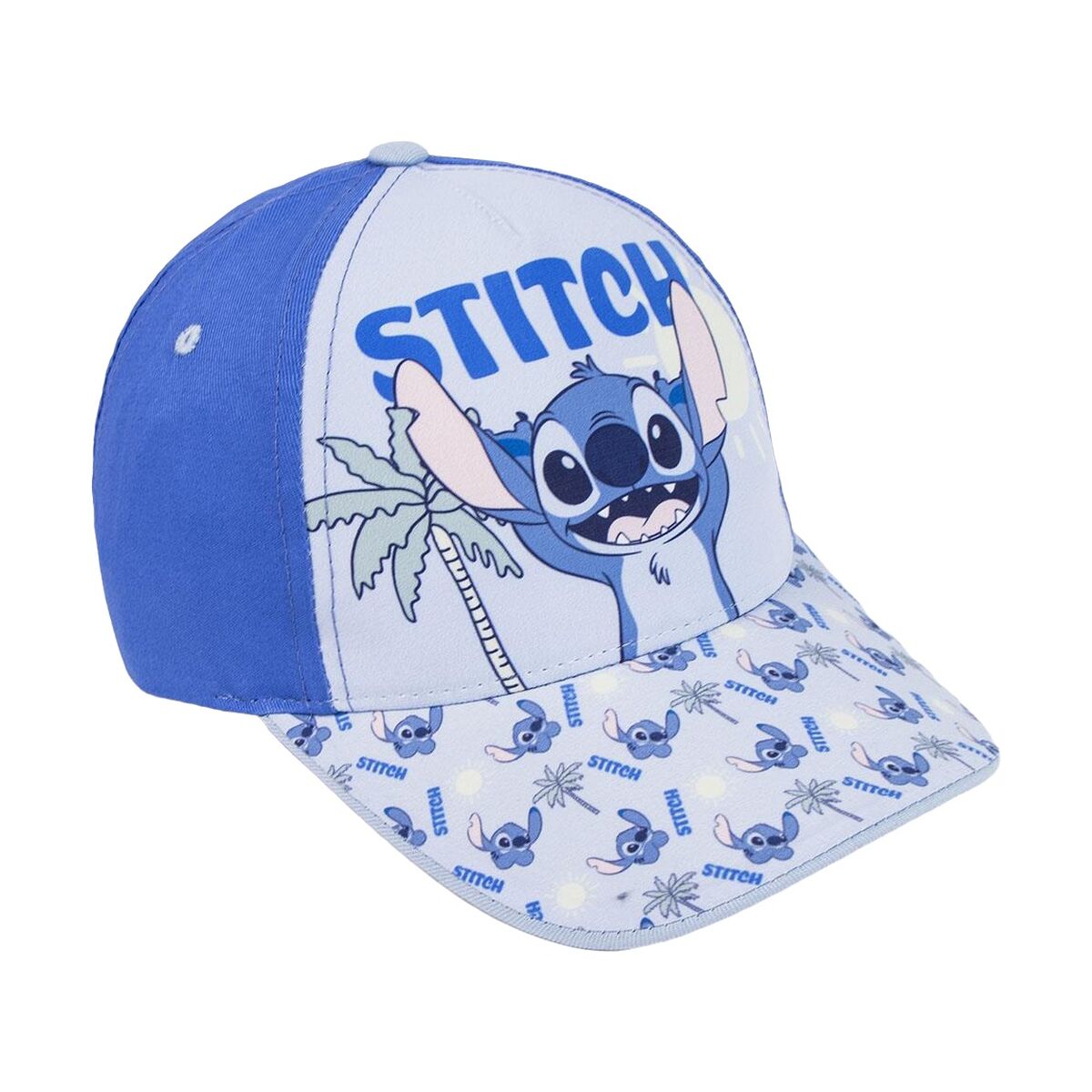 Boné Infantil Stitch Azul (53 cm)