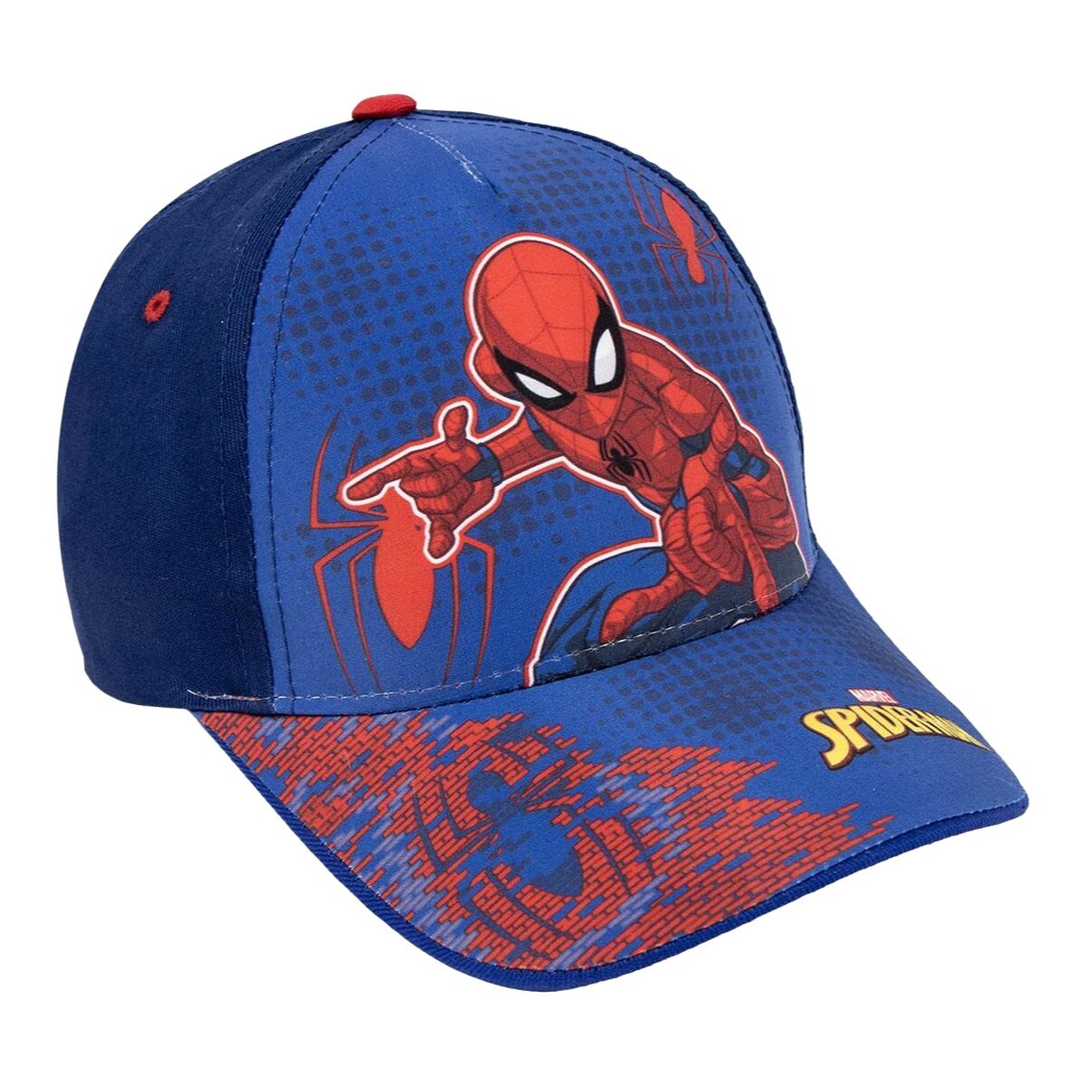 Boné Infantil Spider-Man Azul (53 cm)