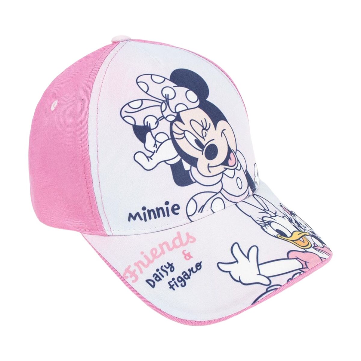Boné Infantil Minnie Mouse Cor de Rosa (53 cm)