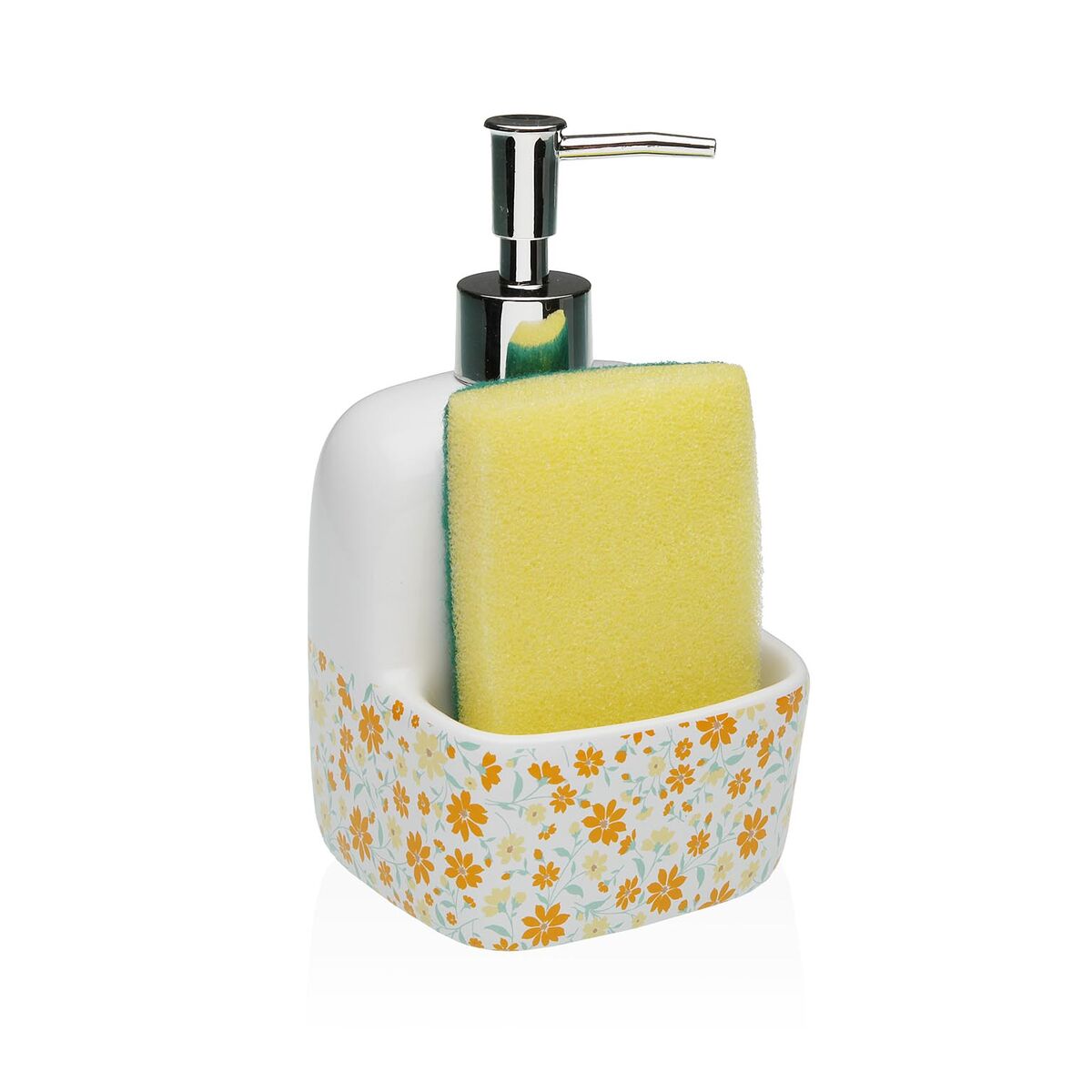 Dispensador de Sabão Versa CLIVIA Cerâmica 9,4 x 17,8 x 10,5 cm